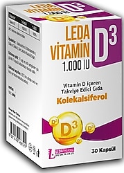 Ledapharma Leda Vitamin D3 30 Kapsül