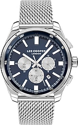 Lee Cooper LC07656.390 Gümüş-Mavi Erkek Kol Saati