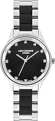 Lee Cooper LC07874.350 Gümüş-Siyah Kadın Kol Saati