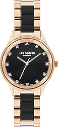 Lee Cooper LC07874.450 Rose Gold-Siyah Kadın Kol Saati