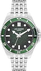 Lee Cooper LC07954.370 Gümüş-Yeşil Erkek Kol Saati