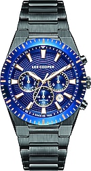 Lee Cooper LC08100.090 Füme-Mavi Erkek Kol Saati