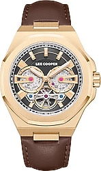 Lee Cooper LC08125.462 Kahverengi-Rose Gold Erkek Kol Saati