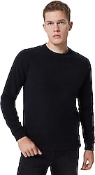 Lee Cooper Newdwade Bisiklet Yaka Siyah Erkek Sweatshirt