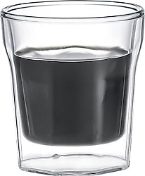 Leggno Vetro 280 ml 2'li Çift Cidarlı Kahve Bardağı