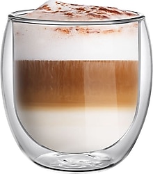 Leggno Vetro 400 ml 2'li Çift Cidarlı Latte Bardağı