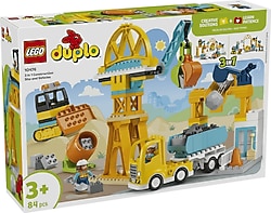 Lego 10476 3'ü 1 Arada İnşaat Sahası ve Araçlar