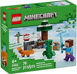 Lego 21583 Minecraft Steve'in Tayga Macerası