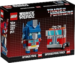 Lego 40803 BrickHeadz Optimus Prime Robot and Vehicle