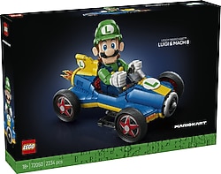 Lego 72050 Super Mario Mario Kart Luigi ve Mach 8