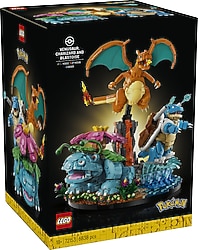 Lego 72153 Pokemon Venusaur, Charizard ve Blastoise