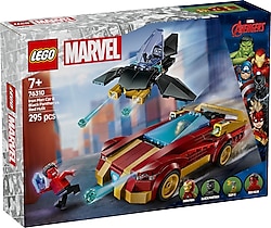 Lego 76310 Marvel Iron Man Arabası ile Black Panther Red Hulk'a Karşı