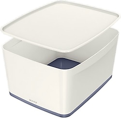 Leitz 5216 Mybox Gri Beyaz Kapaklı Saklama Kutusu