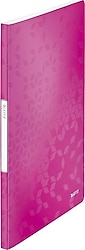Leitz Active Wow 20 Poşetli Metalik Pembe Sunum Dosyası