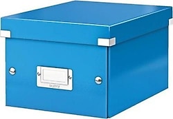 Leitz Wow Click & Store 6043 Metalik Mavi Küçük Boy Saklama Kutusu