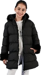Lela 5761981 İçi Astarlı Kapüşonlu Çocuk Şişme Mont
