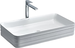 Lena E-2106 Tezgah Üstü Porselen Lavabo