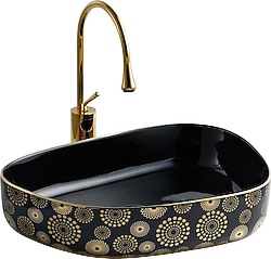 Lena E-2107AS Tezgah Üstü Porselen Lavabo