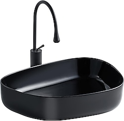 Lena E-2107S Tezgah Üstü Porselen Lavabo