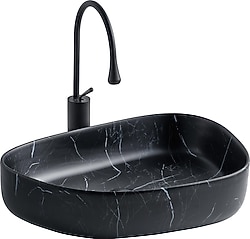 Lena E-2107SM Tezgah Üstü Porselen Lavabo
