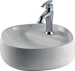 Lena E-2108 Tezgah Üstü Porselen Lavabo