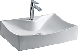 Lena E-3034 Tezgah Üstü Porselen Lavabo