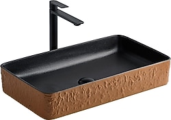 Lena E-4061P Tezgah Üstü Porselen Lavabo