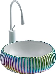 Lena E-4161M Tezgah Üstü Porselen Lavabo