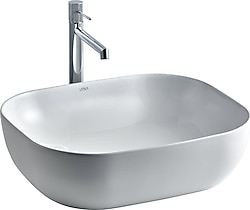 Lena E-4613 Tezgah Üstü Porselen Lavabo