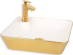 Lena E-4620A Tezgah Üstü Porselen Lavabo