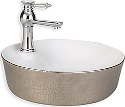 Lena E-5001G Tezgah Üstü Porselen Lavabo
