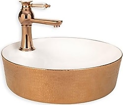 Lena E-5001R Tezgah Üstü Porselen Lavabo