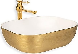Lena E-5003A Tezgah Üstü Porselen Lavabo