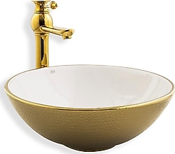 Lena E-5005A Tezgah Üstü Porselen Lavabo