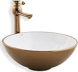 Lena E-5005R Tezgah Üstü Porselen Lavabo