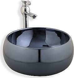 Lena E-5166L Tezgah Üstü Porselen Lavabo