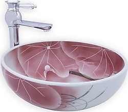 Lena E-6008 Tezgah Üstü Porselen Lavabo