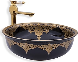 Lena E-7021 Tezgah Üstü Porselen Lavabo