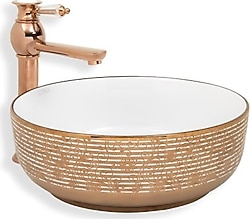 Lena E-8301 Tezgah Üstü Porselen Lavabo