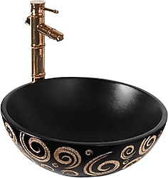 Lena E-9002 Tezgah Üstü Porselen Lavabo