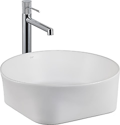 Lena E-W1050MB Mat Beyaz Tezgah Üstü Lavabo