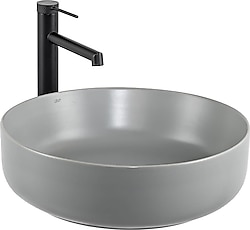Lena E-W1201MG Tezgah Üstü Mat Gri Lavabo