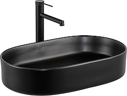 Lena E-W1202MS Mat Siyah Tezgah Üstü Lavabo