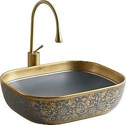 Lena EH-4290MGA Tezgah Üstü Porselen Lavabo