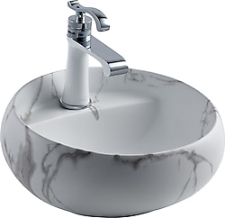 Lena EH-4660M6 Tezgah Üstü Porselen Lavabo
