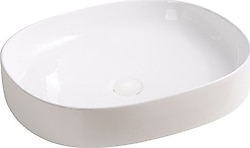 Lena EY-4712 Tezgah Üstü Beyaz Lavabo