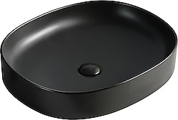 Lena EY-4712MS Tezgah Üstü Mat Siyah Lavabo