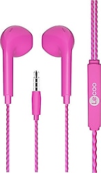 Lenovo Lecoo EH104 Pembe Kablolu Kulak İçi Kulaklık