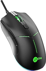 Lenovo Lecoo MS109 RGB Optik Kablolu Oyuncu Mouse