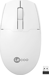 Lenovo Lecoo WS204 Beyaz Ergonomik Optik Kablosuz Mouse